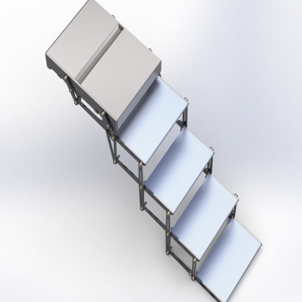 optimal/奥普铁马 剪刀式阶梯-窄版