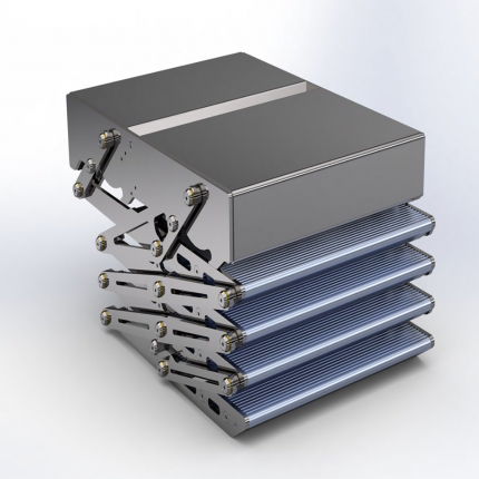 optimal/奥普铁马 剪刀式阶梯-窄版